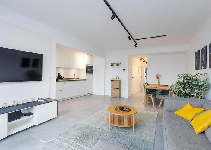 Ostend Center Luxury Top Floor Apartment With Free Parking
